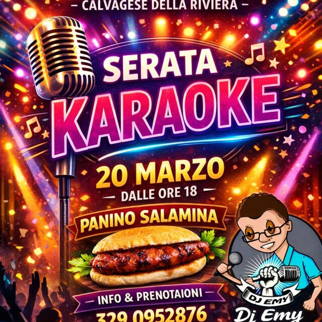 Serata Karaoke da Aroma e Sapore a Calvagese