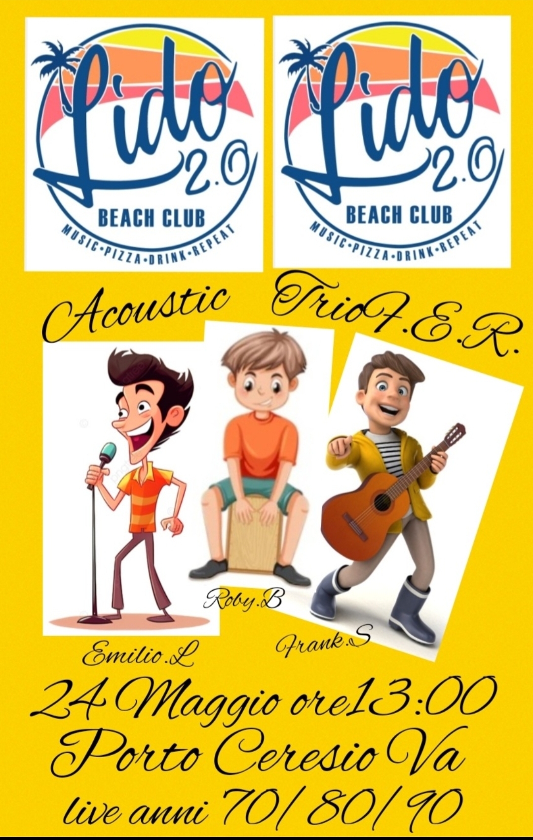 Acustic Trio F.E.R. al Lido 2.0 Beach Club