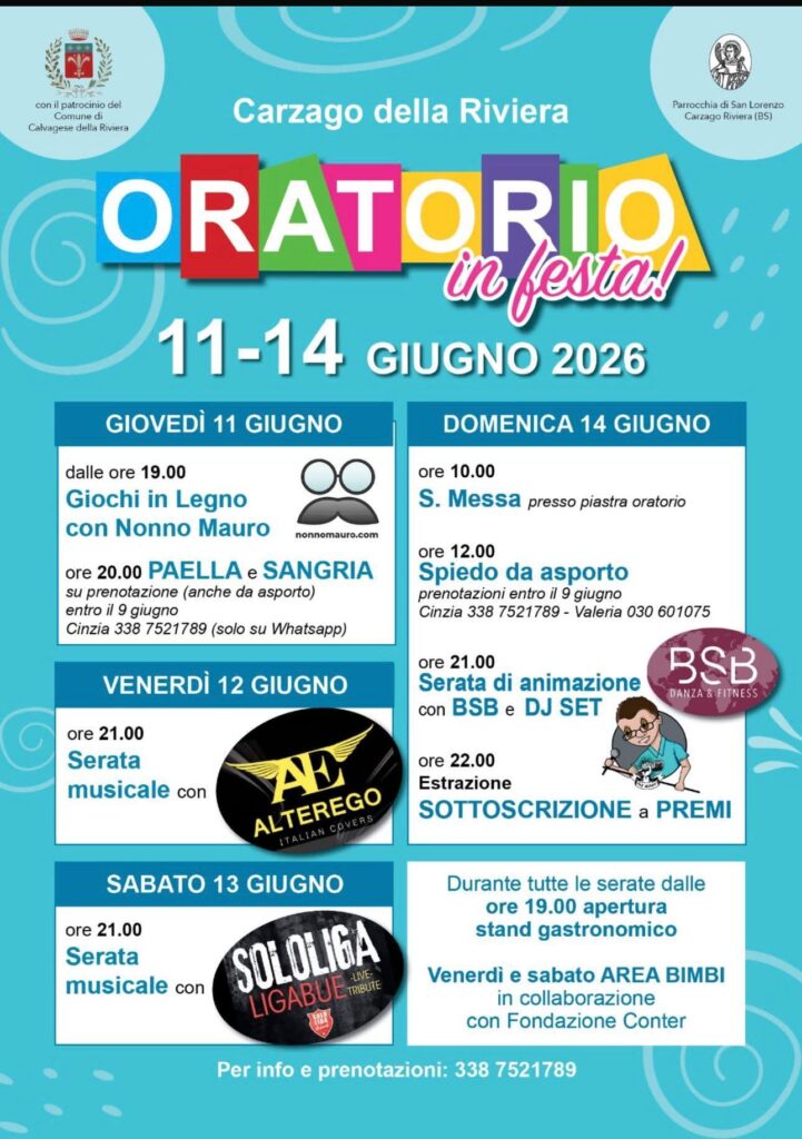 Oratorio in festa Carzago
